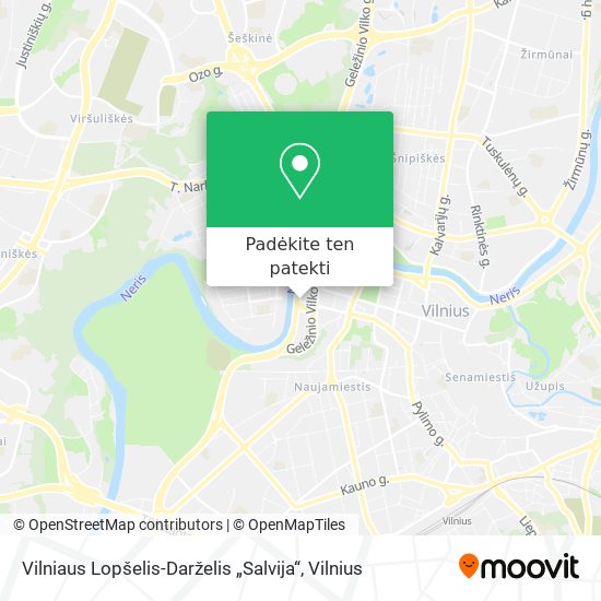 Vilniaus Lopšelis-Darželis „Salvija“ žemėlapis