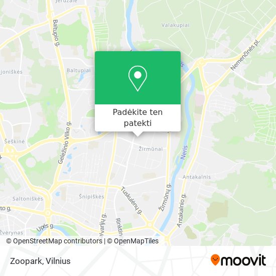 Zoopark žemėlapis