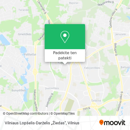 Vilniaus Lopšelis-Darželis „Žiedas“ žemėlapis