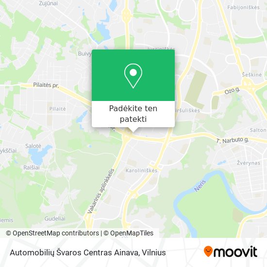 Automobilių Švaros Centras Ainava žemėlapis