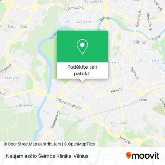 Naujamiesčio Šeimos Klinika žemėlapis