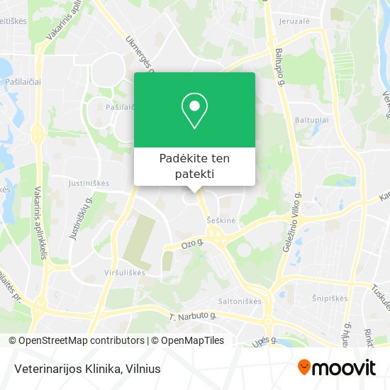 Veterinarijos Klinika žemėlapis