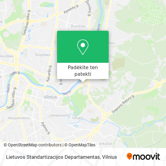 Lietuvos Standartizacijos Departamentas žemėlapis