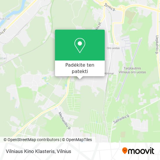 Vilniaus Kino Klasteris žemėlapis