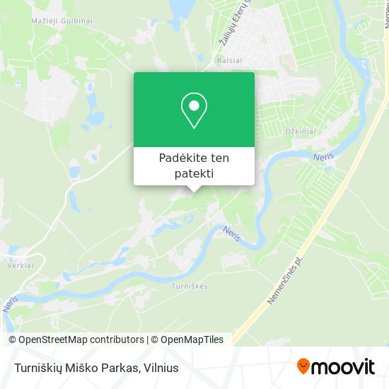 Turniškių Miško Parkas žemėlapis