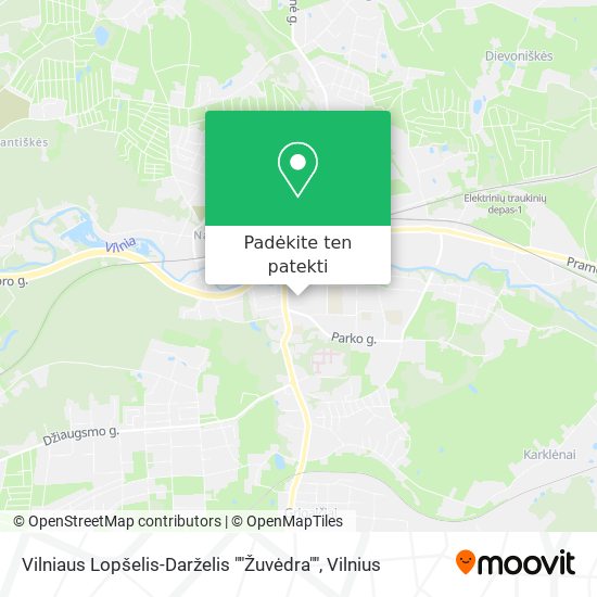Vilniaus Lopšelis-Darželis ""Žuvėdra"" žemėlapis