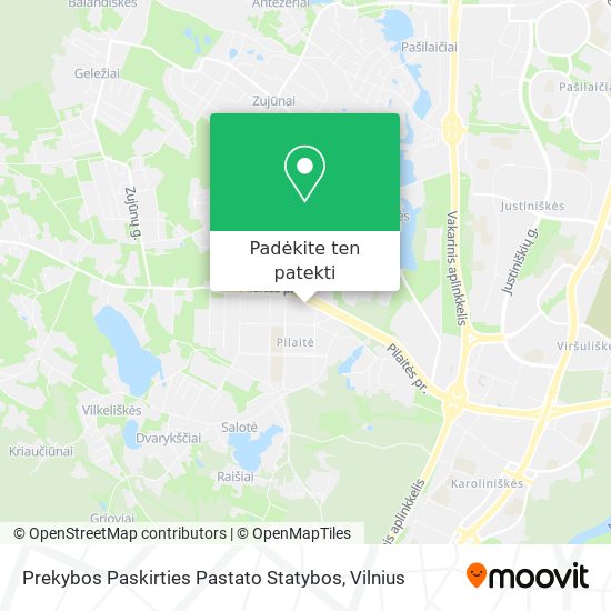 Prekybos Paskirties Pastato Statybos žemėlapis