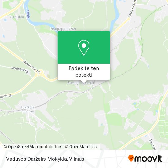Vaduvos Darželis-Mokykla žemėlapis