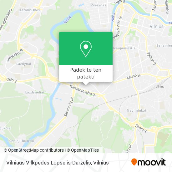 Vilniaus Vilkpėdės Lopšelis-Darželis žemėlapis