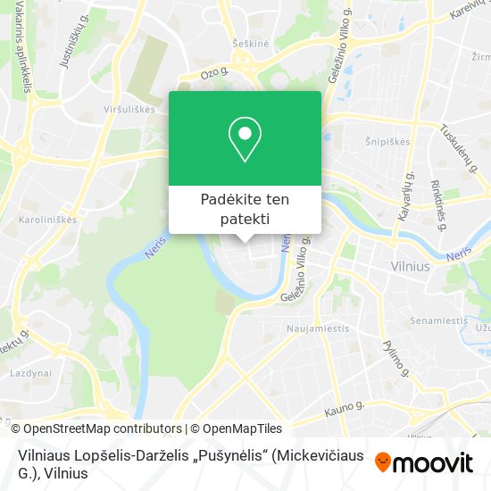 Vilniaus Lopšelis-Darželis „Pušynėlis“ (Mickevičiaus G.) žemėlapis