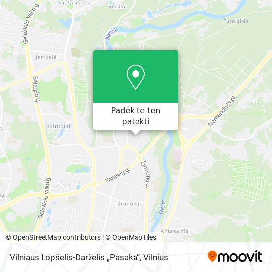 Vilniaus Lopšelis-Darželis „Pasaka“ žemėlapis