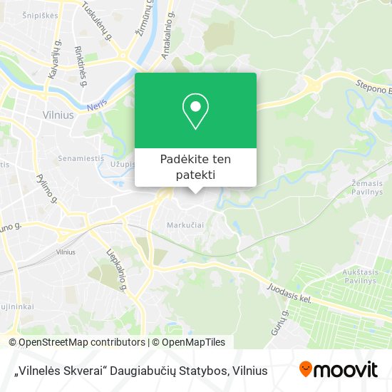 „Vilnelės Skverai“ Daugiabučių Statybos žemėlapis
