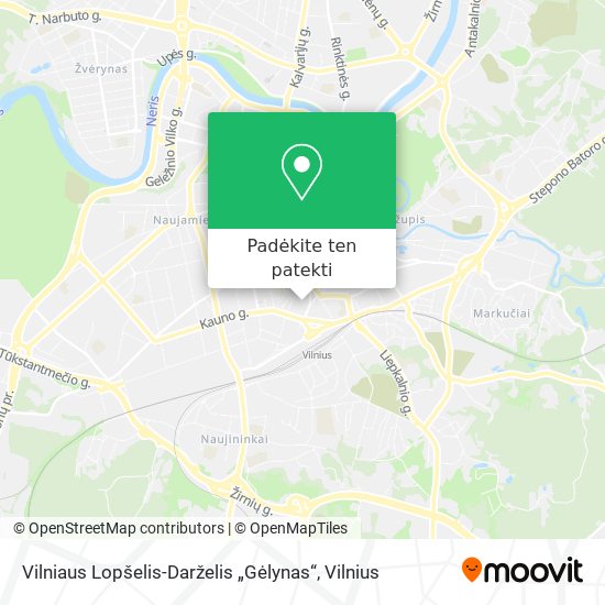 Vilniaus Lopšelis-Darželis „Gėlynas“ žemėlapis