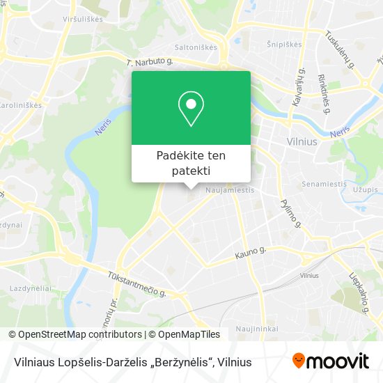 Vilniaus Lopšelis-Darželis „Beržynėlis“ žemėlapis