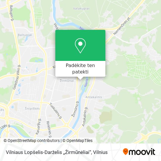 Vilniaus Lopšelis-Darželis „Žirmūnėliai“ žemėlapis