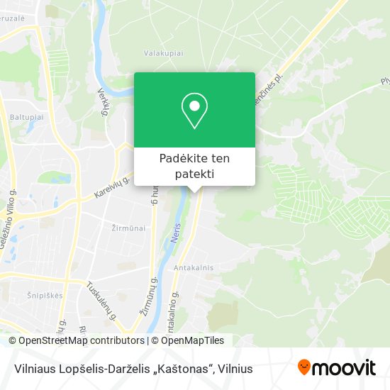 Vilniaus Lopšelis-Darželis „Kaštonas“ žemėlapis