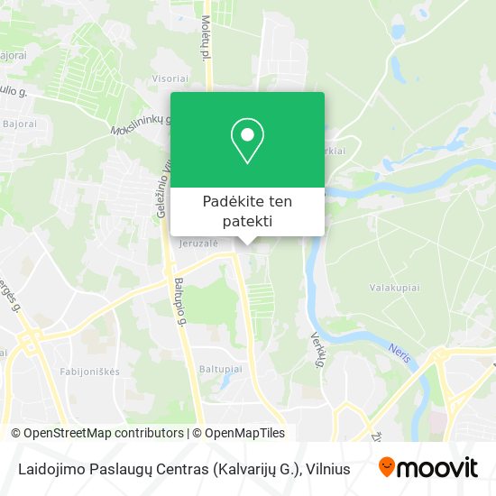 Laidojimo Paslaugų Centras (Kalvarijų G.) žemėlapis