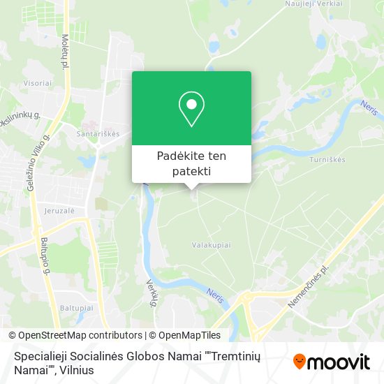 Specialieji Socialinės Globos Namai ""Tremtinių Namai"" žemėlapis