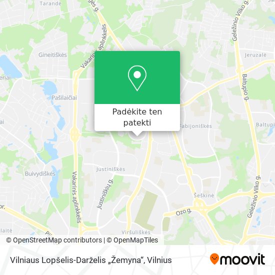 Vilniaus Lopšelis-Darželis „Žemyna“ žemėlapis