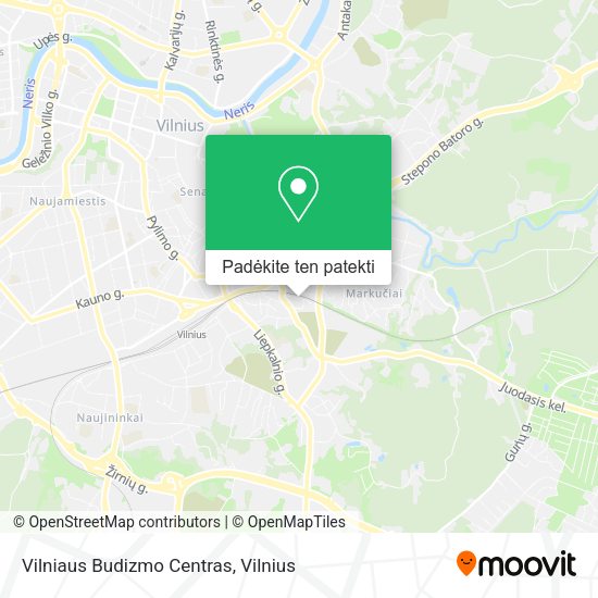 Vilniaus Budizmo Centras žemėlapis