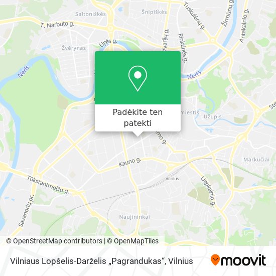 Vilniaus Lopšelis-Darželis „Pagrandukas“ žemėlapis