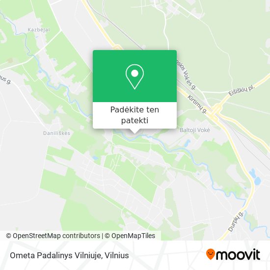 Ometa Padalinys Vilniuje žemėlapis