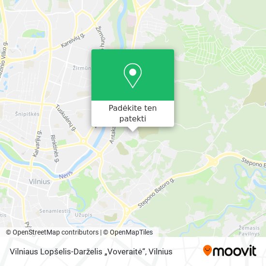 Vilniaus Lopšelis-Darželis „Voveraitė“ žemėlapis