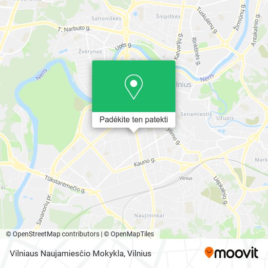 Vilniaus Naujamiesčio Mokykla žemėlapis