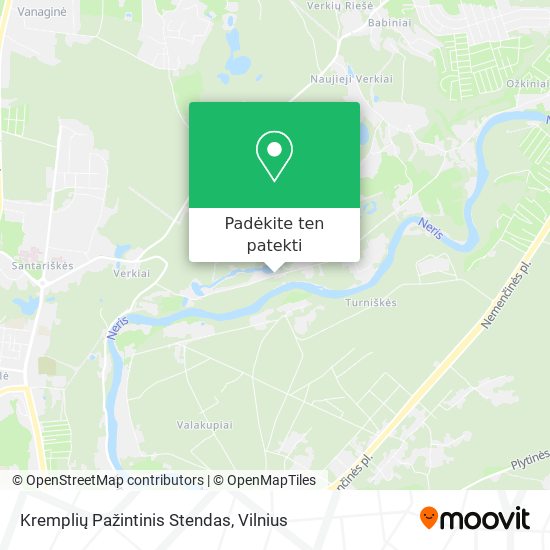Kremplių Pažintinis Stendas žemėlapis