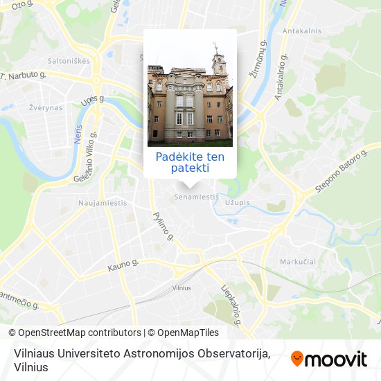 Vilniaus Universiteto Astronomijos Observatorija žemėlapis