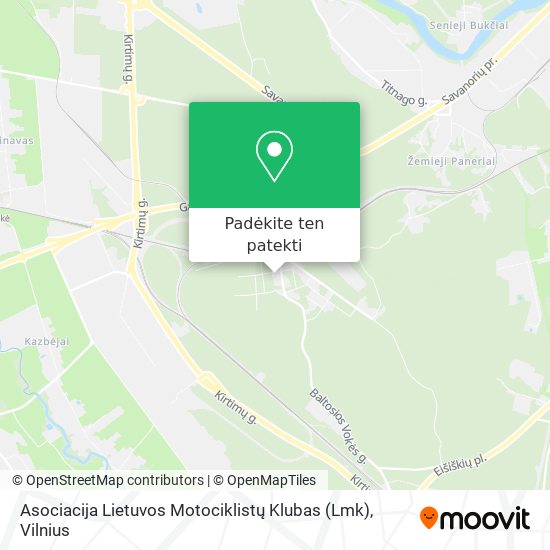 Asociacija Lietuvos Motociklistų Klubas (Lmk) žemėlapis