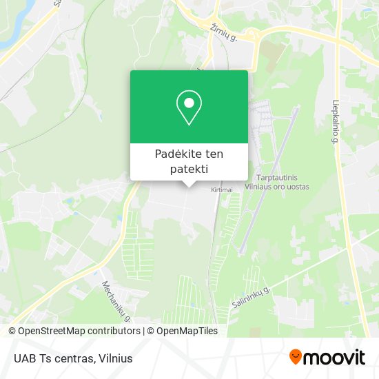 UAB Ts centras žemėlapis