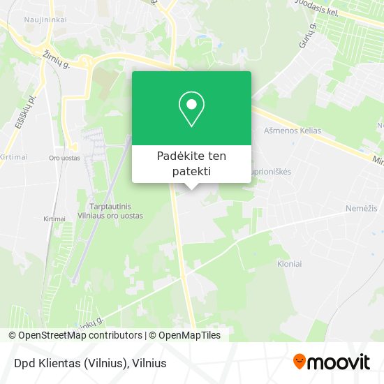 Dpd Klientas (Vilnius) žemėlapis