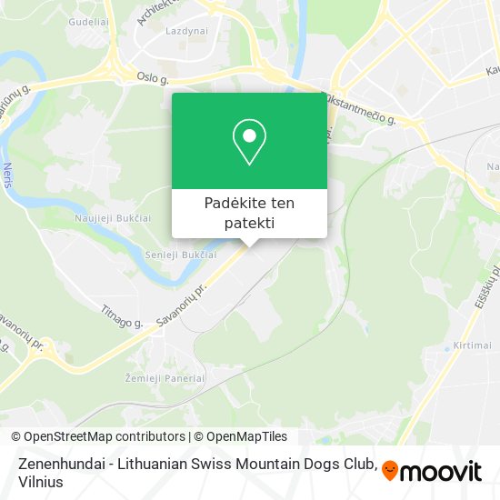 Zenenhundai - Lithuanian Swiss Mountain Dogs Club žemėlapis