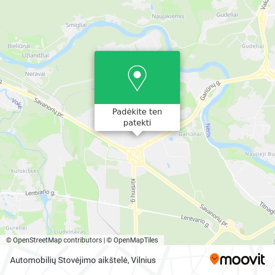Automobilių Stovėjimo aikštelė žemėlapis