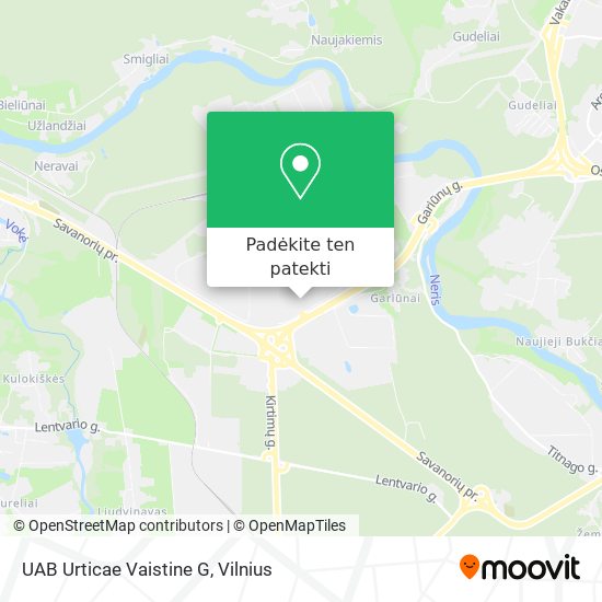 UAB Urticae Vaistine G žemėlapis