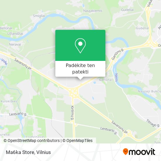 Ma6ka Store žemėlapis