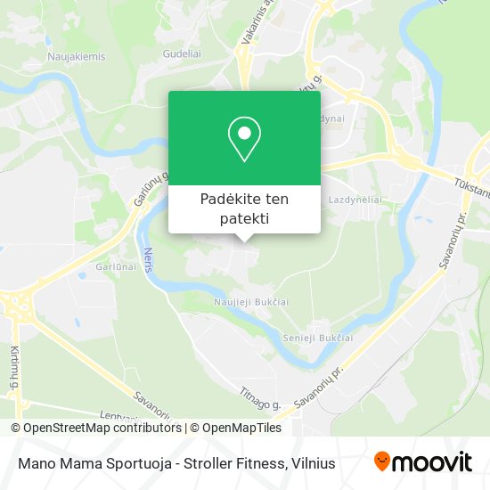 Mano Mama Sportuoja - Stroller Fitness žemėlapis