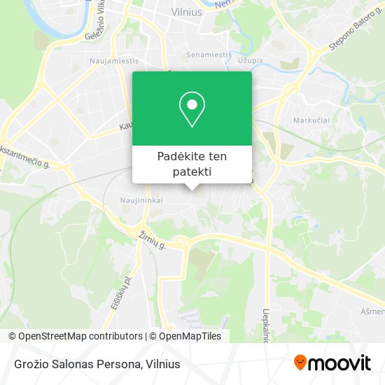 Grožio Salonas Persona žemėlapis