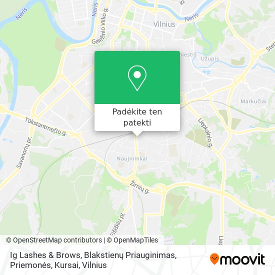 Ig Lashes & Brows, Blakstienų Priauginimas, Priemonės, Kursai žemėlapis
