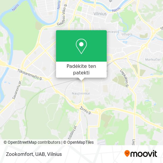 Zookomfort, UAB žemėlapis