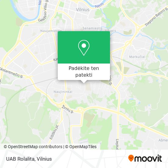UAB Rolalita žemėlapis