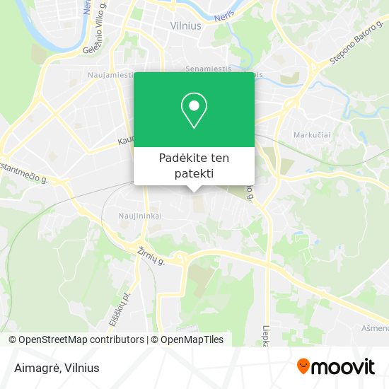 Aimagrė žemėlapis