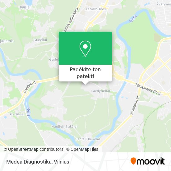 Medea Diagnostika žemėlapis