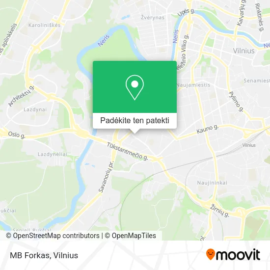 MB Forkas žemėlapis