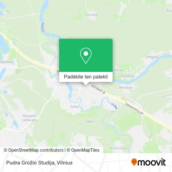 Pudra Grožio Studija žemėlapis