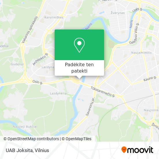 UAB Joksita žemėlapis