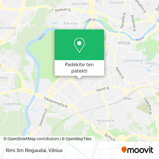 Rimi Sm Ringaudai žemėlapis