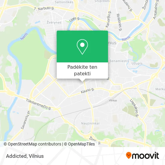 Addicted žemėlapis