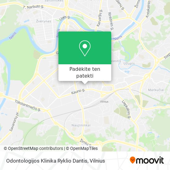 Odontologijos Klinika Ryklio Dantis žemėlapis